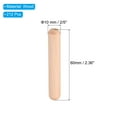 thumbnail image 2 of Uxcell 2/5 Wooden Dowel Pins, 212 Pcs M10x60mm Wood Dowel Pins Hardwood Pegs Fluted Groove Easy Insertion for Craft Furniture, 2 of 6