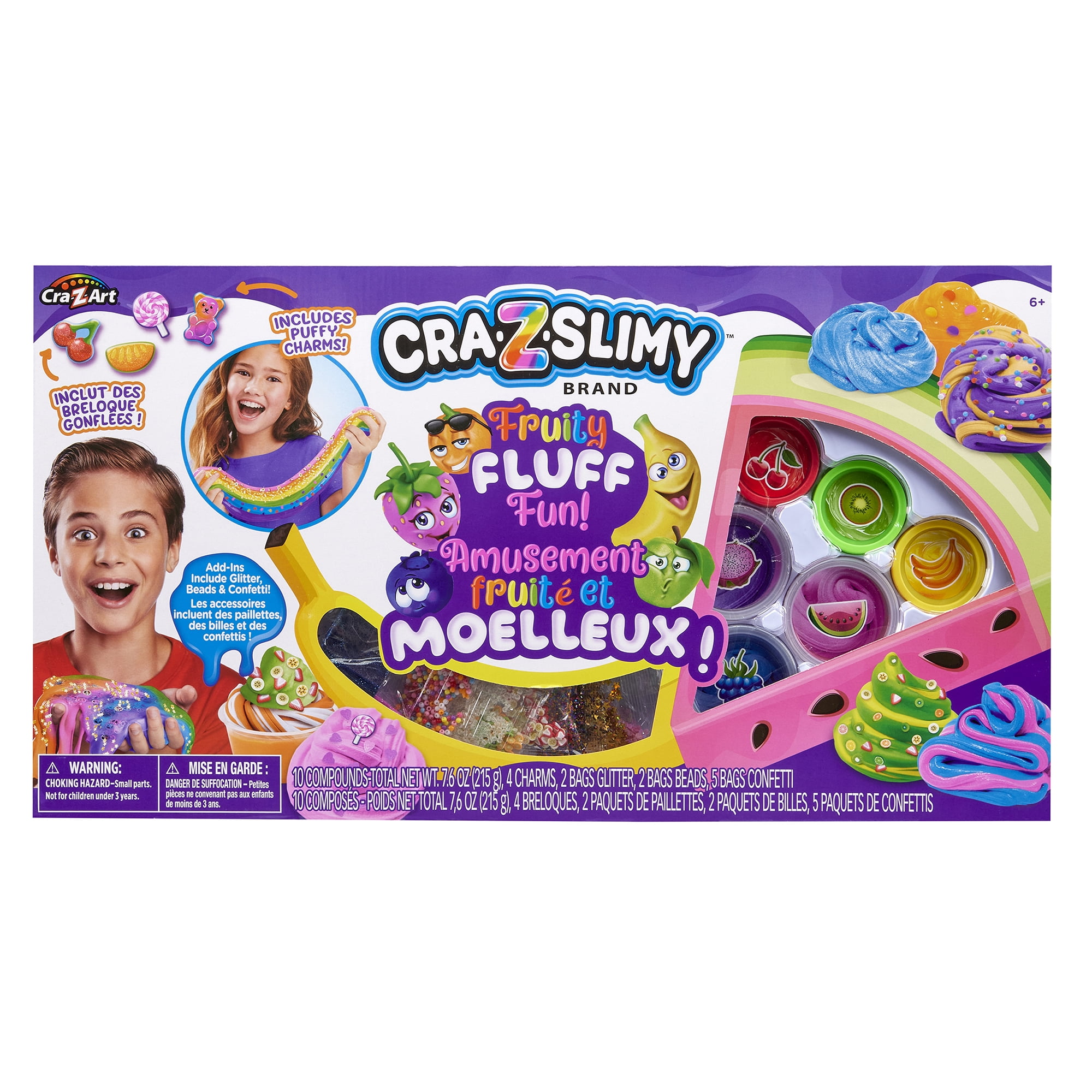 CRA-Z-SLIMY Fruity Fluffy Mega Slime Kit. Great Holiday Gift Idea