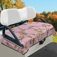 thumbnail image 2 of Yuyamidu Camo Hunting Golf Cart Seat Covers Pink Wood Golf Cart Seat Towel Blanket Flannel Club Car Seat Covers for Women, 2 of 8