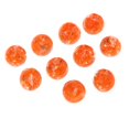 thumbnail image 3 of 10 de cristal de polvo dorado, adornos para manualidades de costura, decoraciones para vestidos, accesorios para el cabello naranja Zulema Lampwork Beads, 3 of 8