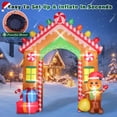 thumbnail image 3 of Arco inflable de Navidad Thanger de 9 pies con luces LED, 3 of 6