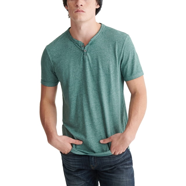 Camiseta Lucky Brand Venice Burnout Notch Neck para hombre