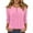 45#Pink AA, variant on 3/4 Length Sleeve Womens Tops 2026 Spring Summer Trendy Tee Shirts Dressy Casual Business Work Blouses Outfits Navy XL
