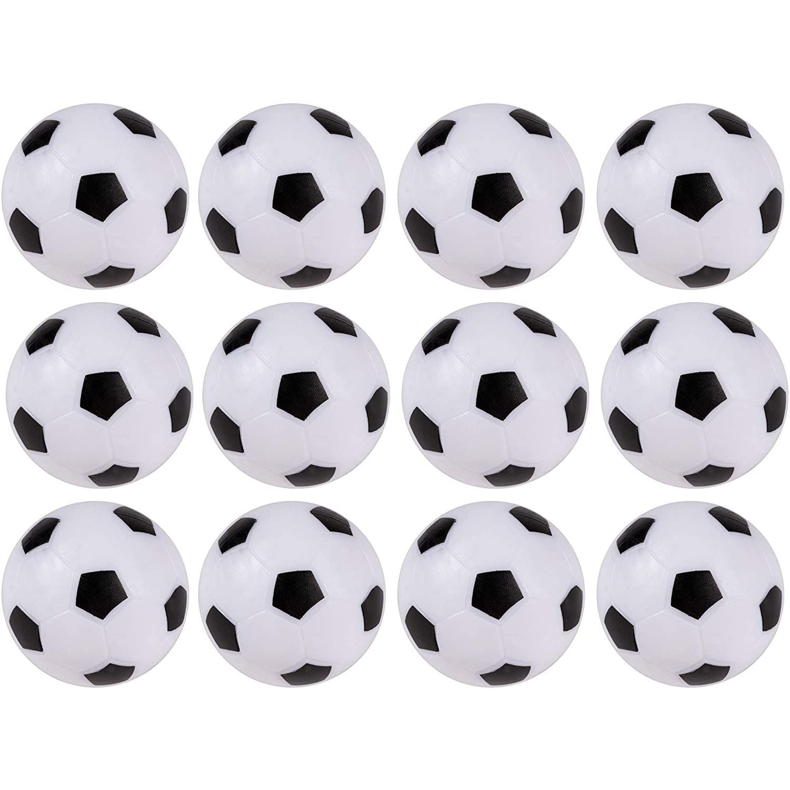 12Pcs/Set Small Table Soccer Foosballs Replacement Balls Colorful 60mm NEW LT 