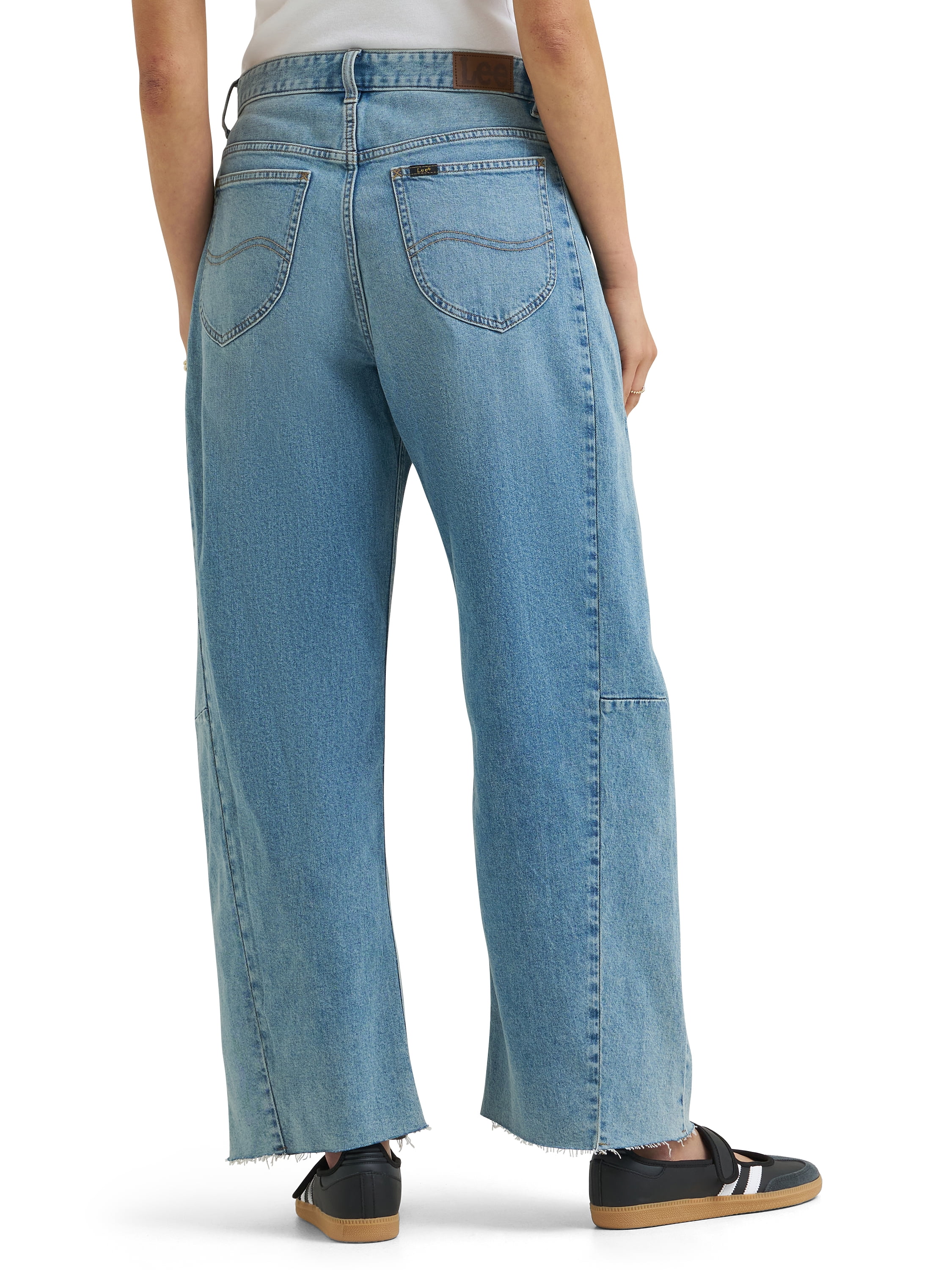 Lee® Women's Low Slung Barrel Leg Denim Jeans
