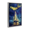 thumbnail image 3 of Stupell Industries Whale Constellation At Sea Gray Framed Floater Canvas Wall Art design by Image World, 31 x 21, 3 of 9