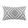 thumbnail image 2 of Set of 1 Grey Lumbar Pillow Covers 12 x 20 inches Boho Aztec Polyester Blend Decorative Throw Pillow Covers for Sofa Couch Bed Decor, 2 of 4