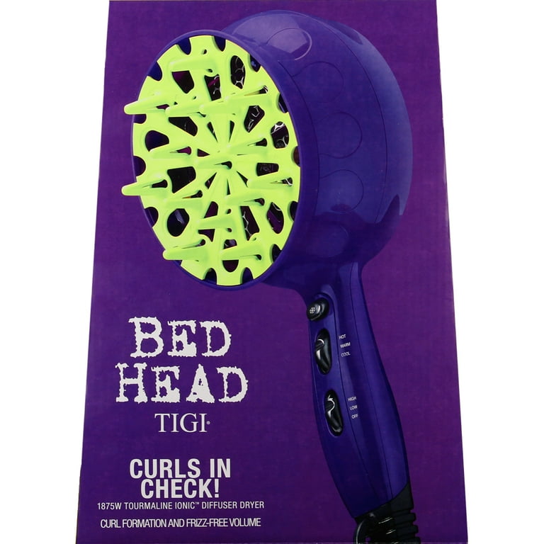 Bed Head 1875W Tourmaline Ionic Diffuser Hair Dryer Purple