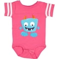 thumbnail image 3 of Inktastic Cute Monster, Blue Monster, Funny Monster, Horns Boys or Girls Baby Bodysuit, 3 of 5