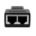 thumbnail image 1 of 2021 New Arrival Practical RJ45 Splitter Adapter 1 to 2 Ways Dual Female Port CAT5/6 LAN Ethernet Cable High Performance, 1 of 7