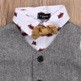 thumbnail image 5 of Formal Fashion 3PCS   Romper Grey Waistcoat Pants Sets   0-24M, 5 of 5