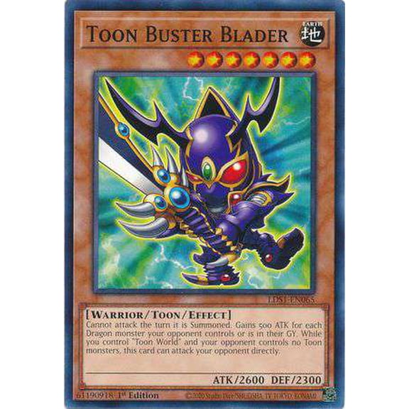 YuGiOh Legendary Duelists: Season 1 Common Toon Buster Blader LDS1-EN065