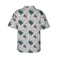 thumbnail image 3 of Goofa Turtle Hawaiian Shirt for Men, Unisex Summer Beach Casual Short Sleeve Button Down Shirts,Aloha Tropical Floral print shirt-Small, 3 of 9