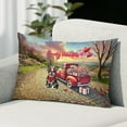 thumbnail image 2 of Be My Valentine's Boston Terrier Truck Full of Love Flower Balloon Pillowcase Double Sided Gentleman Dog Lover Gifts Pillow Case Covers - 02029, 2 of 3
