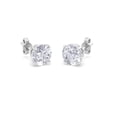 thumbnail image 7 of Belinda Jewelz Sterling Silver Moissanite Earrings(5mm), 1 Carat Moissanite Stud Earrings, Moissanite Earrings For Women, Lab Created Diamond Earrings, Created Diamond Stud Earrings For Women, 7 of 7