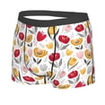 thumbnail image 2 of Naloa Tulips Flowers Print Mens Underwear - Boxers for Men, Classic Briefs for Men, 2 of 9