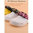 thumbnail image 2 of Snappy Shoe Rivets Kids Size Adjustable Soft Replacement Heel Straps for clog Shoes BLACK C12 to M7, 2 of 6