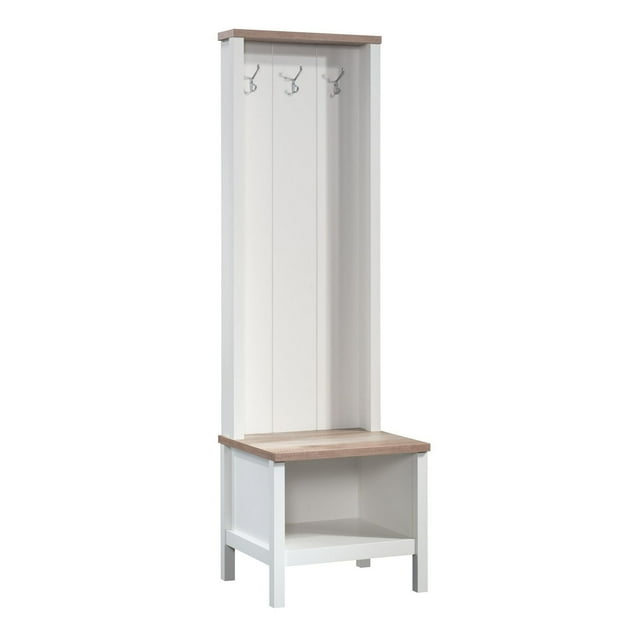 Sauder Cottage Road Hall Tree, Soft White, 431882