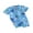 Blue, variant on JYYYBF Baby Boy Rash Guard Swimsuit Cute Print Short Sleeve Zip Front Bathing Suit Swimwear