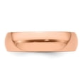 thumbnail image 4 of Diamond2Deal 14k Rose Gold 6mm Half Round Men's Wedding Band Size 9, 4 of 4
