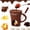 style-c, variant on Chocolate Melting Mug, Party Fondue Cup With Candle Melting Pot, 130ml Chocolate Melting Cup Mug, Mini Ceramic Melting Cup For Chocolate & Cheese - Perfect Gift Set For Date Night