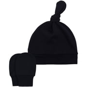 Zando Baby Hat Mittens Newborn Hats for Boys Baby Hats 0-6 Months Breathable Cotton Caps 4 Pack 2 0-6 Months