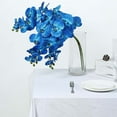 thumbnail image 6 of Efavormart 2 Stems - 40" Royal Blue Silk Orchids Stem - Artificial Orchid Flowers for DIY, Wedding, Bouquet, Party, Home, Tabletop, Floral Centerpiece Décor, 6 of 11