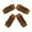 Brown, variant on Pet Leg Warmers Star Pattern Knitted Dog Elbow Protector Breathable Leg Sleeves For Small Medium Dogs(Blue-M)