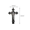 thumbnail image 3 of Y2K Alloy Cross Hairclip for Teens Girl Vintage Hair Clip Hair Barrettes for Side Bangs Lady Hair Styling Tool Headdress White, 3 of 4