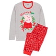 thumbnail image 4 of Peppa Pig Womens Red Long Sleeve Long Leg Pyjama Set, 4 of 5
