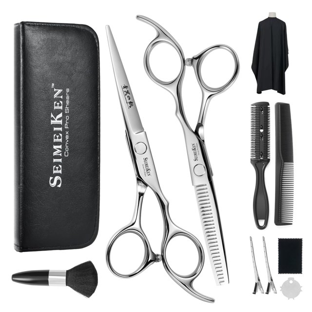 Kit de tijeras de corte de pelo SEIMEIKEN, 10 unidades, profesionales, 15 cm