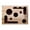Brown, variant on Nallwabiu Cat Nail File Box, Cat Scratch Puzzle Enrichment Box with Bell Ball & Sandpaper Inside, Stress-Free Alternative to Clippers, Ideal for Indoor Cats (Brown)