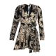 thumbnail image 1 of Vestido Corto Manga Larga Tyra J&B Talla S Negro/Arena, 1 of 5