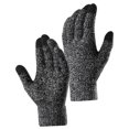 thumbnail image 3 of Guantes de punto de invierno elástico de completos Negro1 shamjiam Guantes de dedo completo, 3 of 7