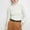 White, variant on TRUBKH Fall Outfits for Women Crewneck Tops Long Sleeve Cotton Blend Business Casual Sweater Business Casual Outfits for Women Teacher Outfits for Women Beige M