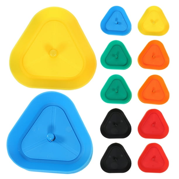 12 portacartas triangulares para niños y adultos sin manos, bandeja para juegos de póker para Navidad y actividades familiares