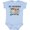 AE-Light Blue, variant on My Grandma Loves Me with Sloth and Hearts Boys or Girls Baby Bodysuit