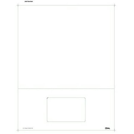 8-1/2" x 11" RealCard cutsheet, 1-Up, Laser Simplex/Duplex Printable, Blank Stock Carton of 1000