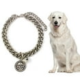 thumbnail image 2 of Collier Chaîne pour Chien avec Clochette Réglable Collier d'Entraînement pour Animaux Collier Chaîne pour Chaton, 2 of 10