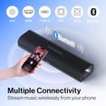 thumbnail image 5 of OXS Thunder Lite Barra de Sonido para Juegos de PC, Barras de Sonido para TV con Sonido Envolvente Virtual, 2 Controladores de Rango Completo, Tubo de Graves, Diseño Compacto, Compatible con HDMI/AUX/, 5 of 5