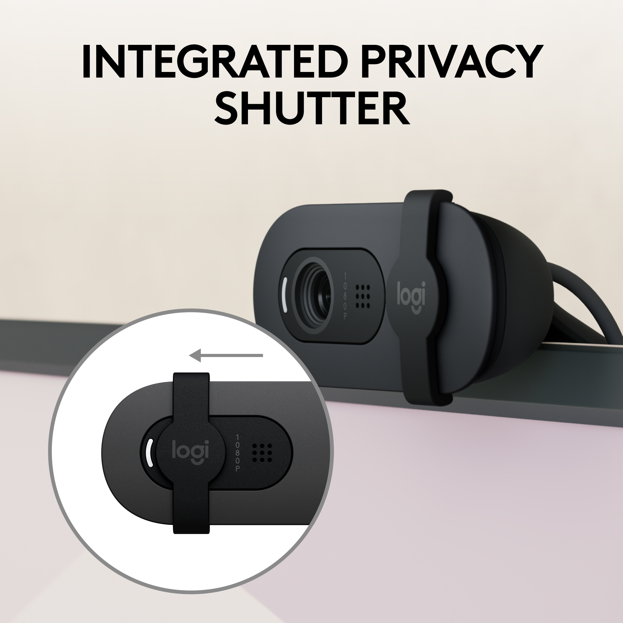Logitech Brio 100 Full HD Webcam with Graphite photo 4