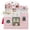 Pink, variant on OLAKIDS Kids Kitchen Playset, Toddler Wooden Kitchen Pretend Cooking Toy Set with Coffee Maker Ice Machine Dishwasher Microwave Storage Cabinet, Simulation Play Kitchen for Boys Girls 3+