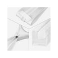 thumbnail image 3 of CORBATA PREATADA CON CREMALLERA PARA HOMBRES INSPIRE CHIC, COLOR SÓLIDO, FORMAL Y CASUAL, BRILLO DE SATÉN, BLANCA, 3 of 5