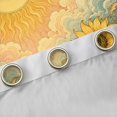 thumbnail image 4 of Homewish The Sun Print Blackout Curtains Set of 2 (52x84 Each), Garden Sunflower Curtain, 4 of 5