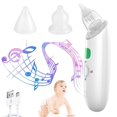 thumbnail image 1 of Aspirador nasal compatible con la nariz del bebé con los consejos de silicona y 3 intensidades ajustables de la succión compatibles con la prueba, seguro y quie Afortunado Sencillez, 1 of 5