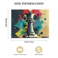 thumbnail image 3 of Orinice  - Abstract | Chess Piece Decor - Chess Poster - King and Queen Chess Art - Chess Board Decor - Chess Poster Print Artwork for Bedroom Office 20x16in, 3 of 6