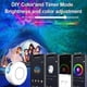 thumbnail image 3 of (Black) LED Starry Sky Projector, Smart Starry Projector Night Light Galaxy Projector,Dimming/Voice Control/WiFi Connection/Timer,Bedroom Decorate,Gif, 3 of 5