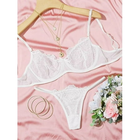 Bridal Lingerie Set Embroidered