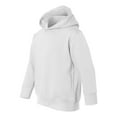 thumbnail image 4 of Couver Toddler Fleece Long Sleeve Hooded Pullover Sweatshirt with Side Seam Pockets, WHITE 2T, 4 of 4