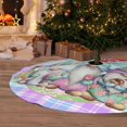 thumbnail image 6 of Happy Easter Gnome Cute Funny 36 Inch Christmas Tree Skirt Carpet Mat Funny Party Decor Supplies for Xmas Halloween Decorations Occasion, 6 of 6